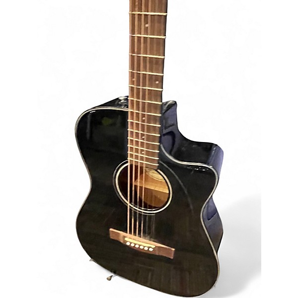 Used Fender CC60SCE Black Acoustic Electric Guitar