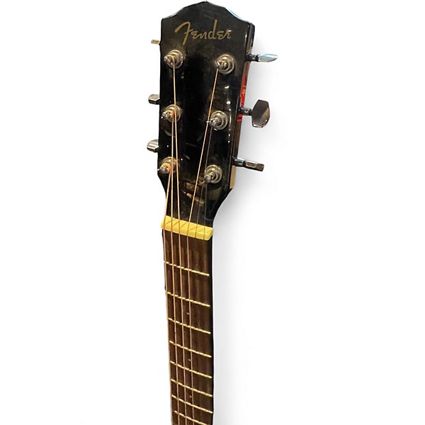 Used Fender CC60SCE Black Acoustic Electric Guitar