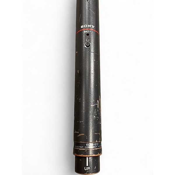 Used Sony ECM-672 Shotgun Microphone Condenser Microphone