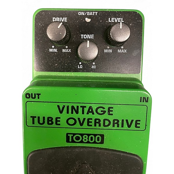 Used Behringer TO800 Vintage Tube Overdrive Effect Pedal