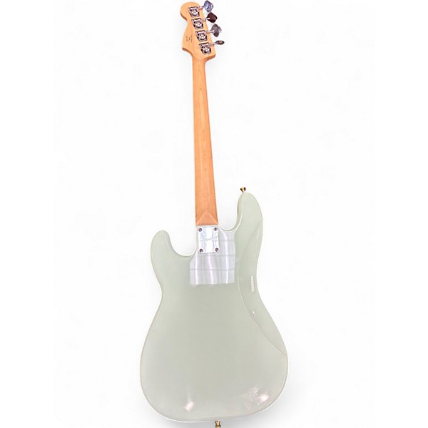 Used Squier Sonic Precision Bass Surf Green Electric Bass Guitar
