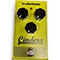 Used TC Electronic Cinders Overdrive Effect Pedal thumbnail