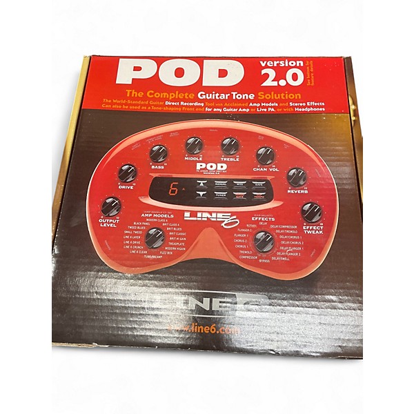 Used Line 6 POD VERSION 2.0 Effect Processor