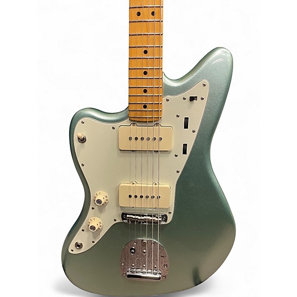 Used 2023 Fender American Professional II Jazzmaster LH Mystic Surf Green Electric Guitar