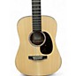 Used Martin D Jr E Natural Acoustic Electric Guitar