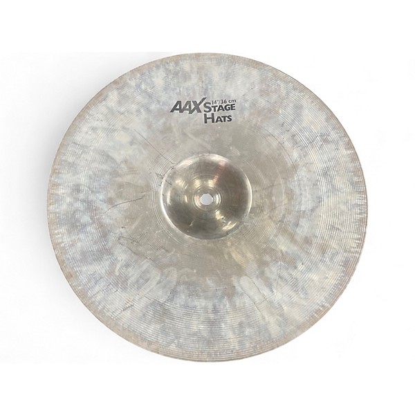 Used SABIAN 14in AAX Stage Hi Hat Pair Cymbal