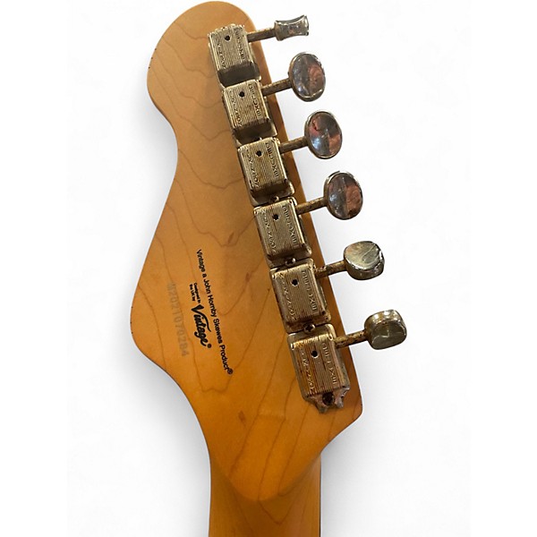Used Vintage ICON SERIES V6 3 Tone Sunburst Solid Body Electric Guitar