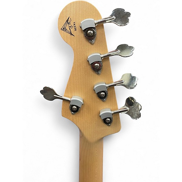 Used Fender Custom Shop Todd Krause Masterbuilt Matte Gray With Pinstripes Electric Bass Guitar