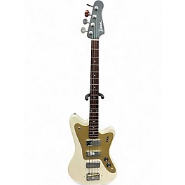 Used Deimel Firestar Trans White Electric Bass Guitar