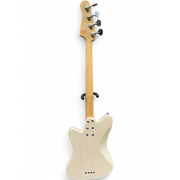 Used Deimel Firestar Trans White Electric Bass Guitar