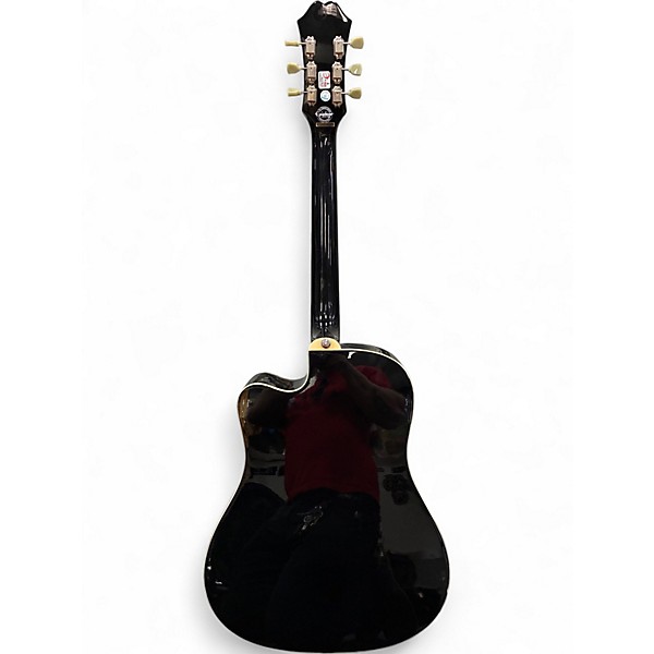 Used Epiphone Hummingbird Performer Pro Ebony Acoustic Electric Guitar