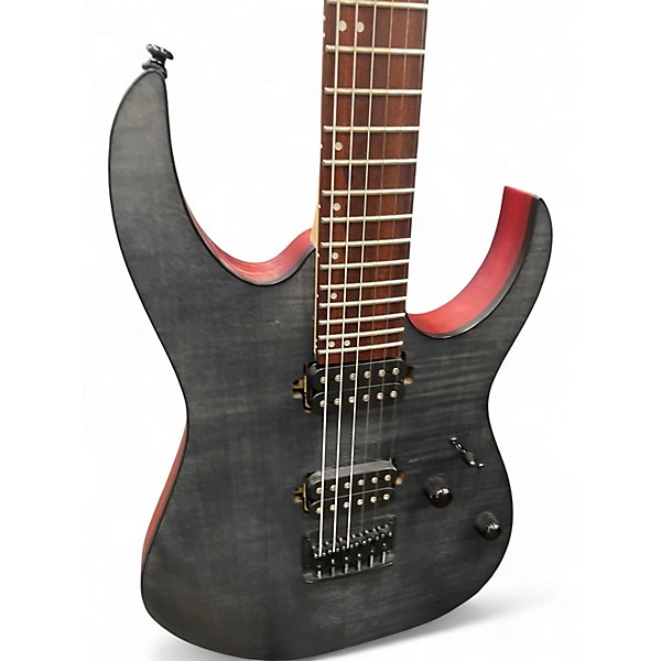 Used Ibanez RG6003FM Trans Black Solid Body Electric Guitar
