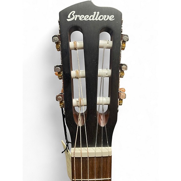 Used Breedlove DISCOVERY S CONCERT NYLON CE Natural Classical Acoustic Electric Guitar