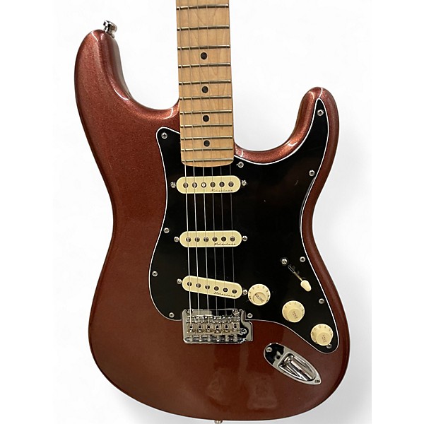 Used Fender Deluxe Roadhouse Stratocaster Classic Copper Solid Body Electric Guitar