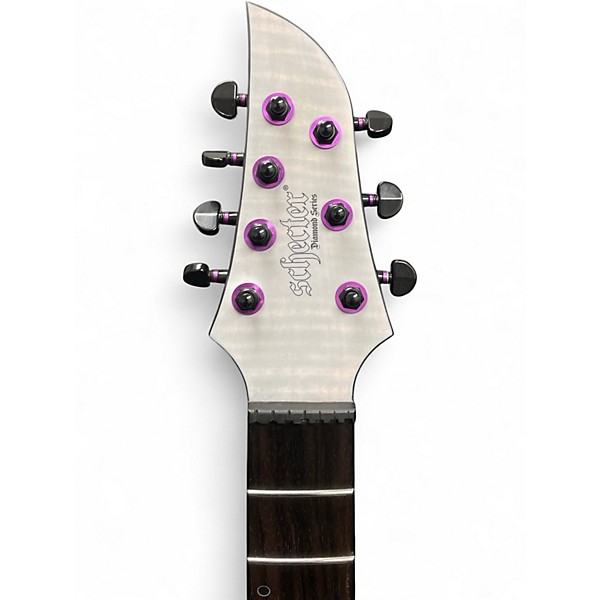 Used Schecter Guitar Research KM-7 MK-III Legacy Satin White Solid Body Electric Guitar