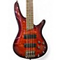 Used Ibanez sr400qm trans burst brown Electric Bass Guitar