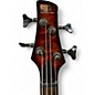 Used Ibanez sr400qm trans burst brown Electric Bass Guitar