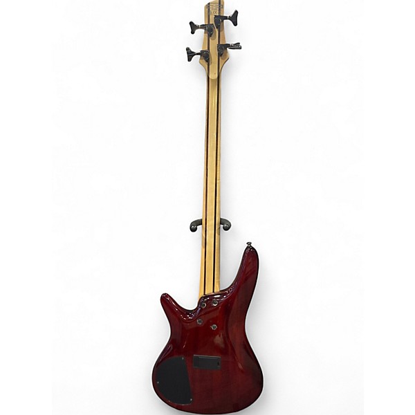Used Ibanez sr400qm trans burst brown Electric Bass Guitar