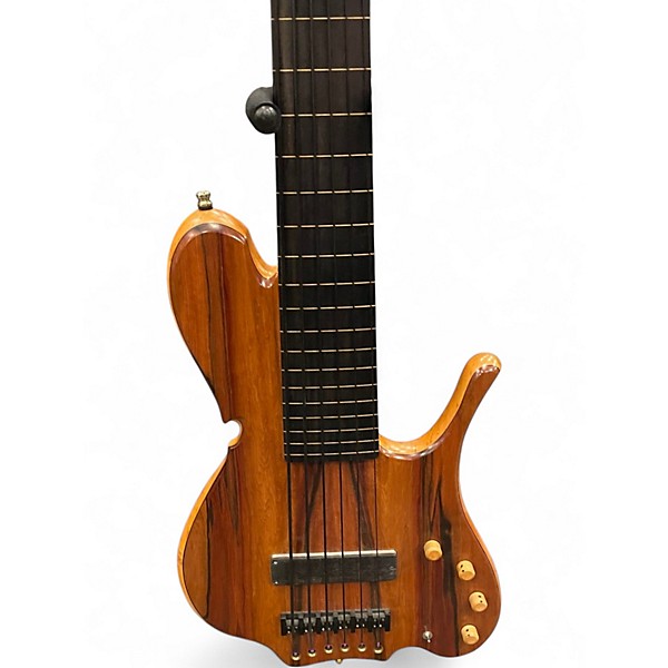 Used Wood And Tronics ZOID INDIAN APPLEWOOD Electric Bass Guitar