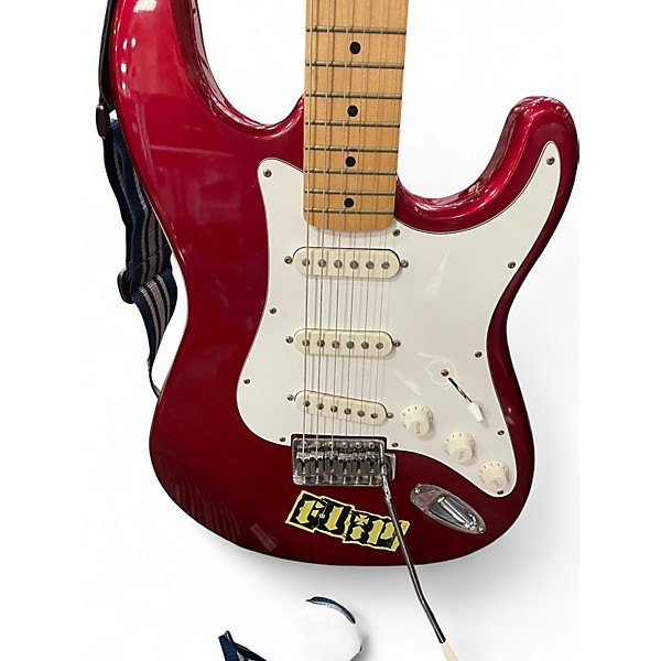 Used Samick SVE130 Red Solid Body Electric Guitar