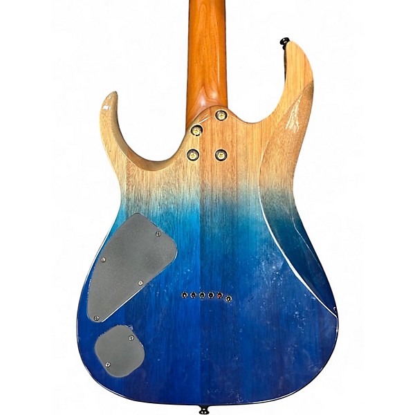 Used Ibanez RGA42HPQM Blue Fade Solid Body Electric Guitar