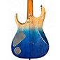 Used Ibanez RGA42HPQM Blue Fade Solid Body Electric Guitar