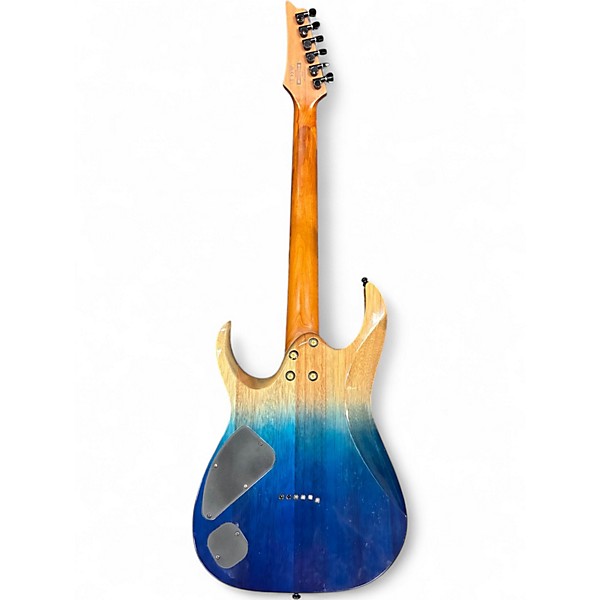 Used Ibanez RGA42HPQM Blue Fade Solid Body Electric Guitar