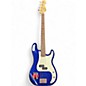 Used Squier Affinity Precision Bass Blue Electric Bass Guitar thumbnail
