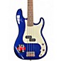 Used Squier Affinity Precision Bass Blue Electric Bass Guitar