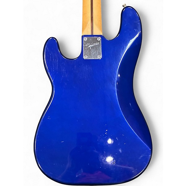 Used Squier Affinity Precision Bass Blue Electric Bass Guitar