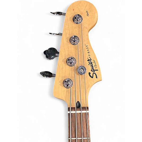 Used Squier Affinity Precision Bass Blue Electric Bass Guitar