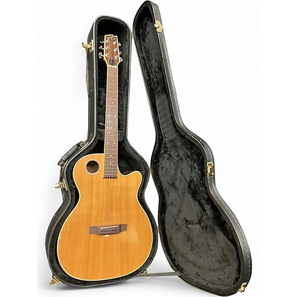 Used Boulder Creek ECRM2-N Natural Acoustic Electric Guitar