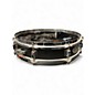 Used Pearl 13in PICCOLO STEEL SNARE Metallic Black Drum thumbnail