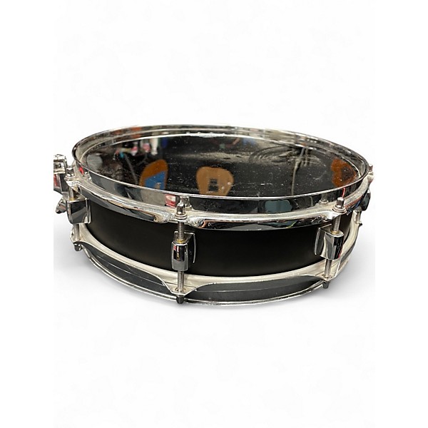 Used Pearl 13in PICCOLO STEEL SNARE Metallic Black Drum