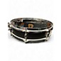 Used Pearl 13in PICCOLO STEEL SNARE Metallic Black Drum