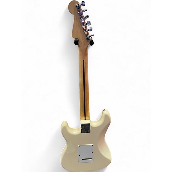 Used Fender Standard Stratocaster Alpine White Solid Body Electric Guitar