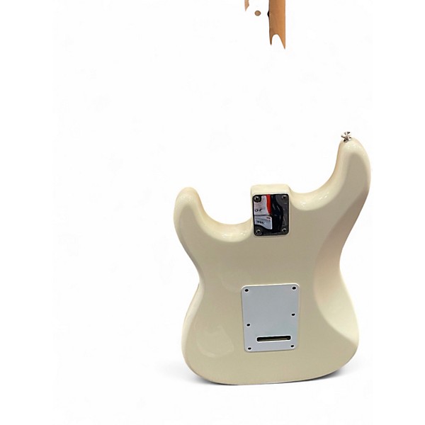 Used Fender Standard Stratocaster Alpine White Solid Body Electric Guitar