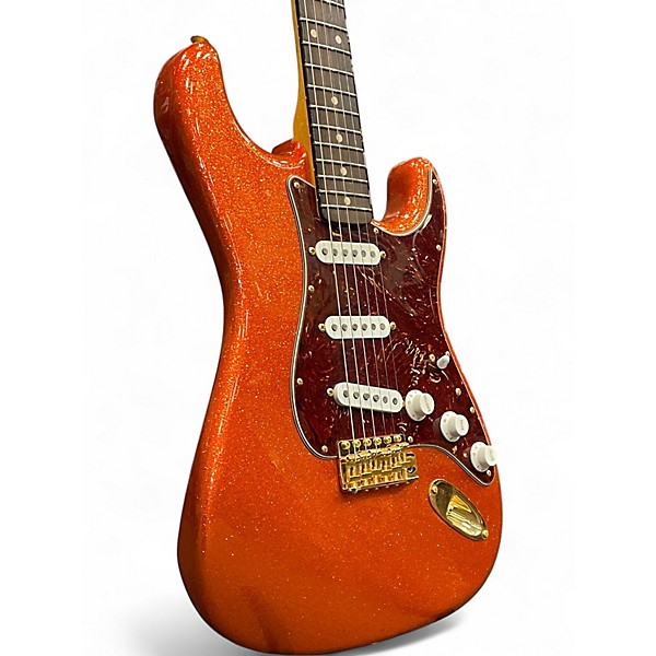 Used Fender WILDWOOD CUSTOM SHOP 1961 STRATOCASTER NOS ORANGE SPARKLE Solid Body Electric Guitar