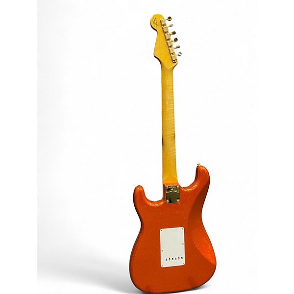 Used Fender WILDWOOD CUSTOM SHOP 1961 STRATOCASTER NOS ORANGE SPARKLE Solid Body Electric Guitar