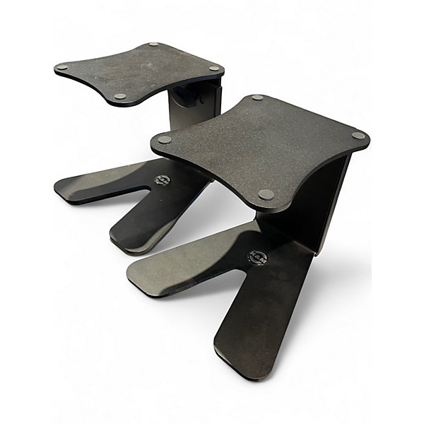 Used K&M TABLE MONITOR STAND PAIR Monitor Stand