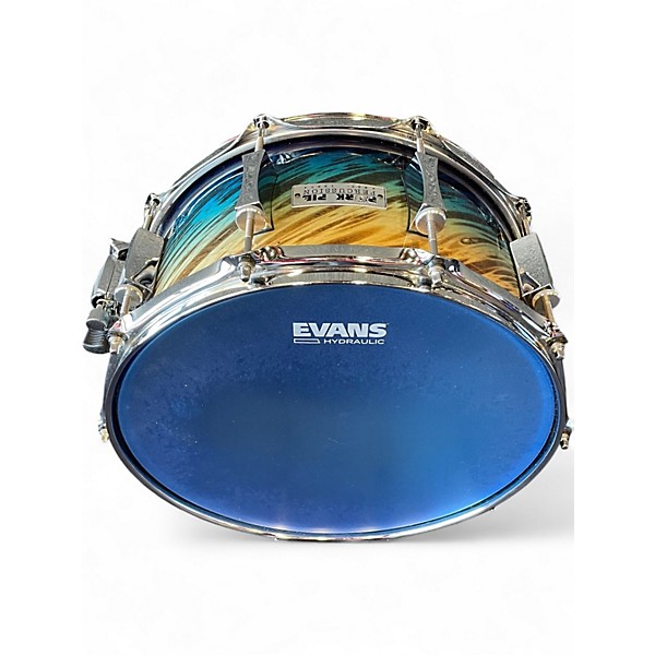 Used Pork Pie 7X14 Little Squealer Snare Blue Teel Dip Drum