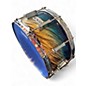 Used Pork Pie 7X14 Little Squealer Snare Blue Teel Dip Drum
