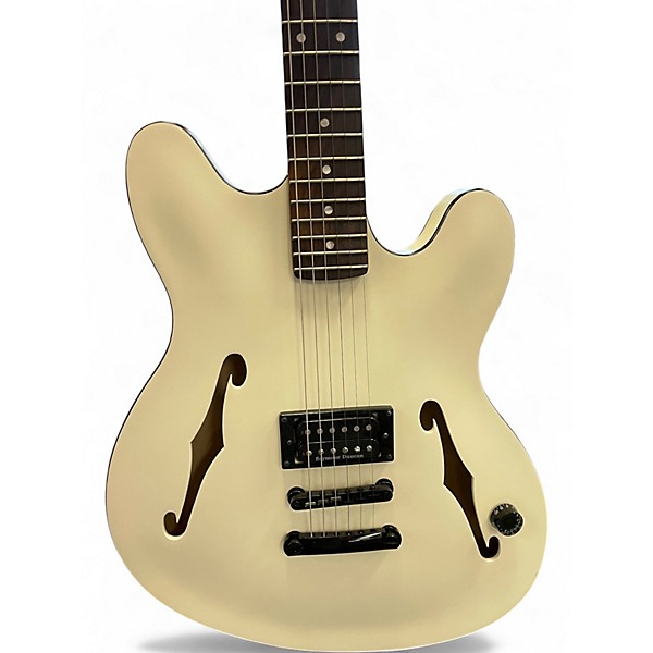 Used Fender Tom DeLonge Starcaster Electric Guitar Olympic White Hollow Body Electric Guitar