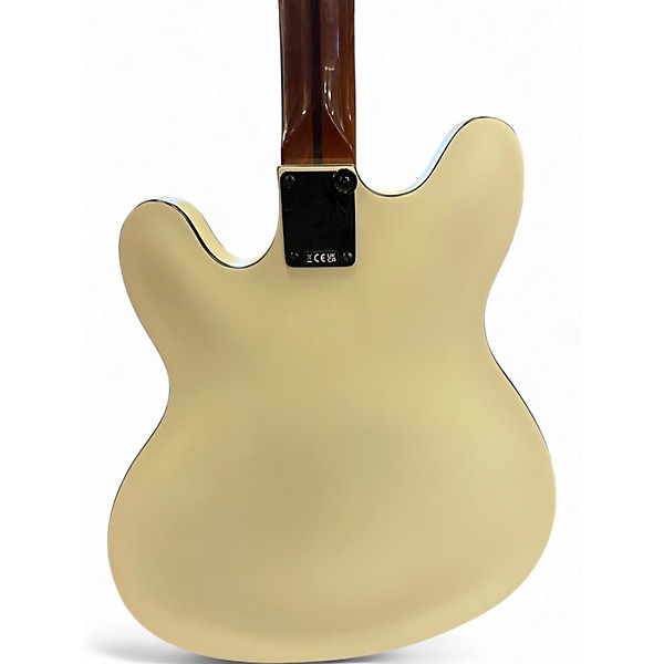 Used Fender Tom DeLonge Starcaster Electric Guitar Olympic White Hollow Body Electric Guitar