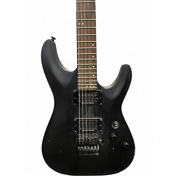 Used 2018 Schecter Guitar Research Stealth C-1 FR Prototype Satin Black Solid Body Electric Guitar