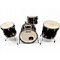 Used Ludwig 4 Piece Classic Maple Black Galaxy Sparkle Drum Kit thumbnail