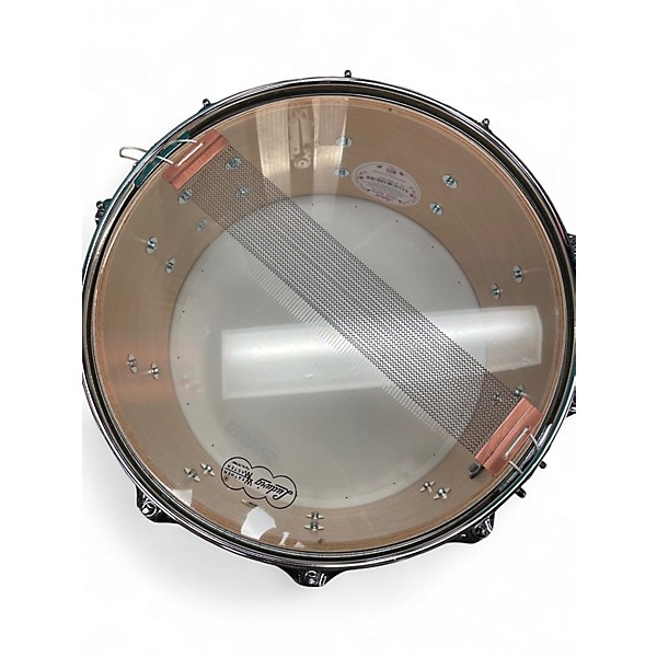 Used Ludwig 14in Classic Maple Black Galaxy Sparkle Drum