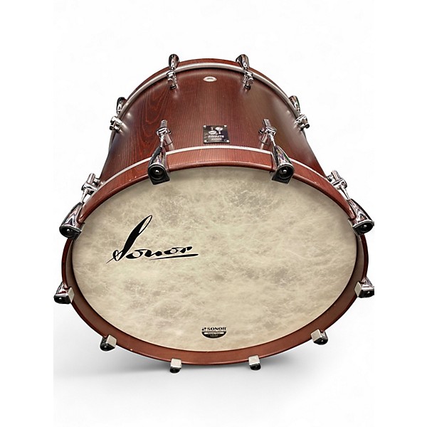 Used SONOR 4 Piece Prolite Stage 3 Walnut Drum Kit