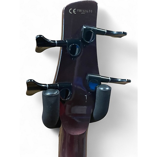Used Ibanez SR800 Purple Electric Bass Guitar