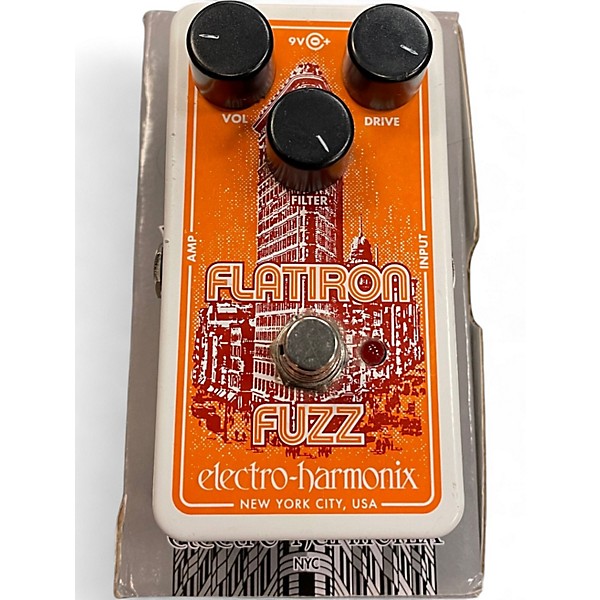 Used Electro-Harmonix Flatiron Fuzz Effect Pedal